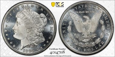 1880-S $1 MS67