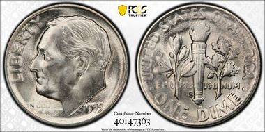 1955-S 10C MS66FB