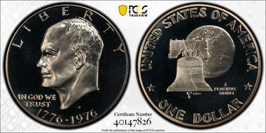 1976-S $1 Clad Type 1 PR68DCAM