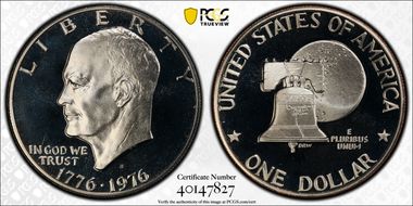 1976-S $1 Clad Type 2 PR68DCAM