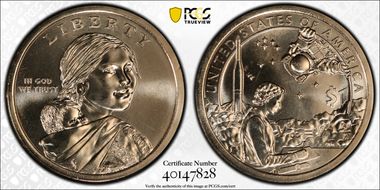 2019-P $1 Native American Position A MS67