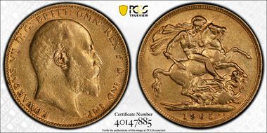 1905-P Sov S-3972 AU50