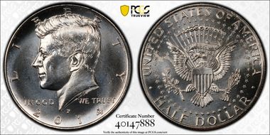 2014-P 50C 50th Anniversary Unc Set SP66