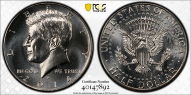 2014-P 50C 50th Anniversary Unc Set SP66