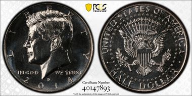 2014-D 50C 50th Anniversary Unc Set SP66