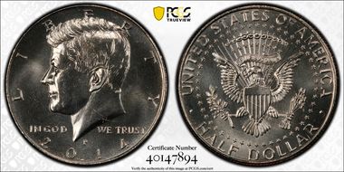 2014-P 50C 50th Anniversary Unc Set SP66