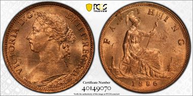 1886 1/4D S-3958 MS65RD