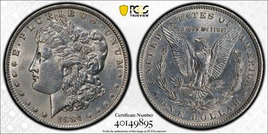 1884-O $1 N1