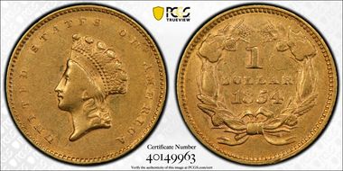 1854 G$1 Type 2 XF45