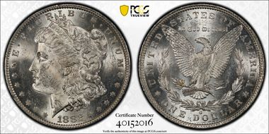 1882-O $1 MS62