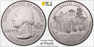 2016-P 25C Harpers Ferry NP MS68