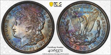 1921 $1 Morgan N1