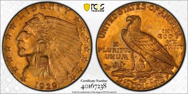 1929 $2.50 MS64