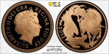2012 Sov S-SC8 Diamond Jubilee PR70DCAM