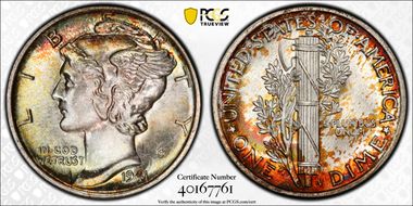 1941 10C MS67+ FB
