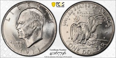 1971-D $1 MS66+