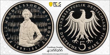 1984-J 5 Mk Bartholdy PR69DCAM