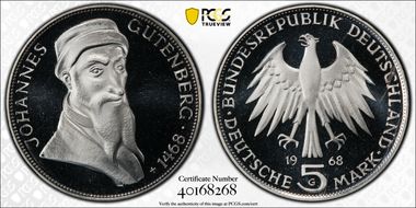 1968-G 5 Mk Gutenberg J-397 PR68DCAM