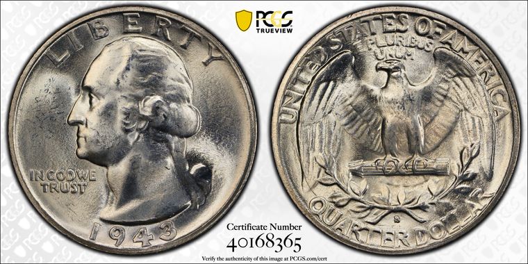 Cert 40168365 - Coin Image