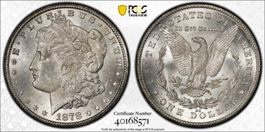 1878-CC $1 MS62