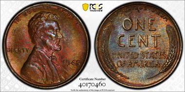 1945 1C MS63BN