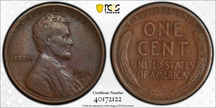 Cert 40172122 - Coin Image