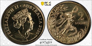 2020 $2 Tooth Fairy MS68