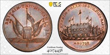 1798 Tk 1D DH-3 Hampshire, Gosport MS65BN