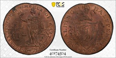 1794 Tk 1/2D DH-6 Lincolnshire, Spalding MS64RB