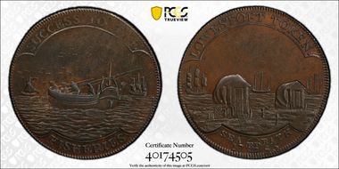 1795 Tk 1/2D DH-37 Suffolk, Lowestoft MS62BN