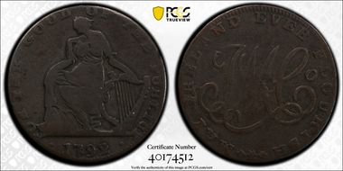 1792 Tk 1/2D DH-5 Drogheda VG10BN