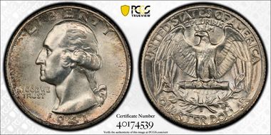 1941-S 25C MS66