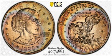 1999-D SBA$1 MS65