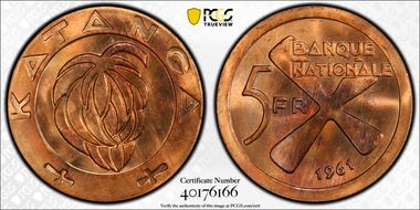 1961 5 Fr KM-2 SP66RB