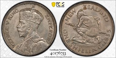 1935 Shil KM-3  Ag MS65