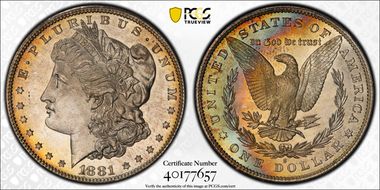 1881-S $1 MS66+
