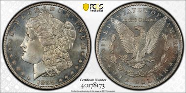 1899 $1 MS65PL