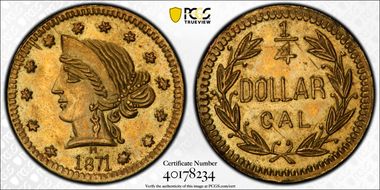 1871 G25C BG-865 MS66