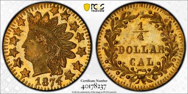 1874 G25C BG-875 MS66