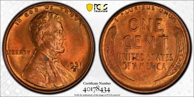 1931-S 1C MS65RD