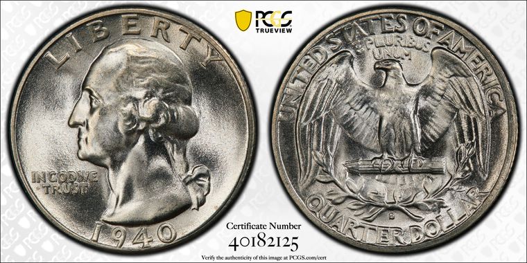 Cert 40182125 - Coin Image