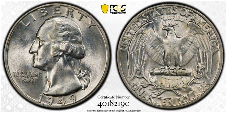 Cert 40182190 - Coin Image