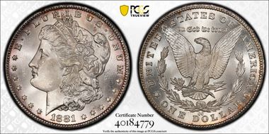 1881-CC $1 MS66+