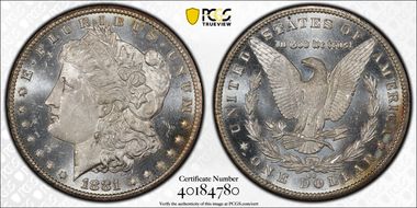 1881-CC $1 MS65PL