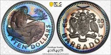 1980-FM $10 PR68DCAM