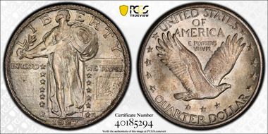 1927 25C MS65FH