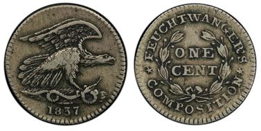 1837 NY 1C HT-268, Feuchtwanger's XF40