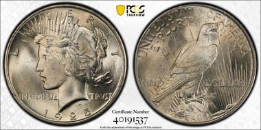 1925 $1 MS64