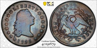 1795 $1 Flowing Hair, BB-21 G6