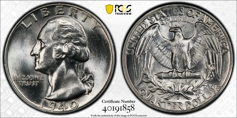 Cert 40191858 - Coin Image